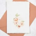 Floral Peach Greeting Card Pack