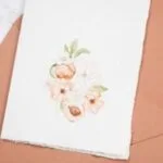 Floral Peach Greeting Card Pack - Image 9
