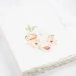 Floral Peach Greeting Card Pack - Image 8
