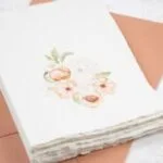 Floral Peach Greeting Card Pack - Image 7