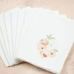 Floral Peach Greeting Card Pack - Image 2