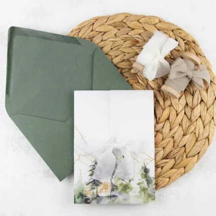 Gold Mountain Forest Vellum Wraps