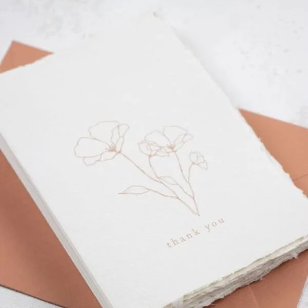 Floral Thank You Cards - Image 3