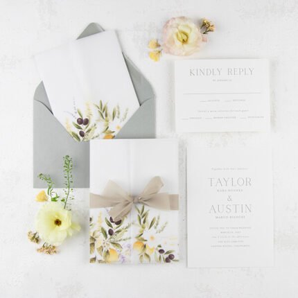 Lemon Branch Vellum Wraps