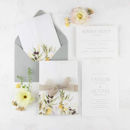 Lemon Branch Vellum Wraps
