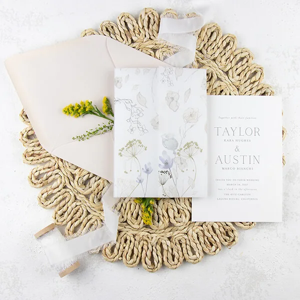 Wild Flower Vellum Wraps - Image 2