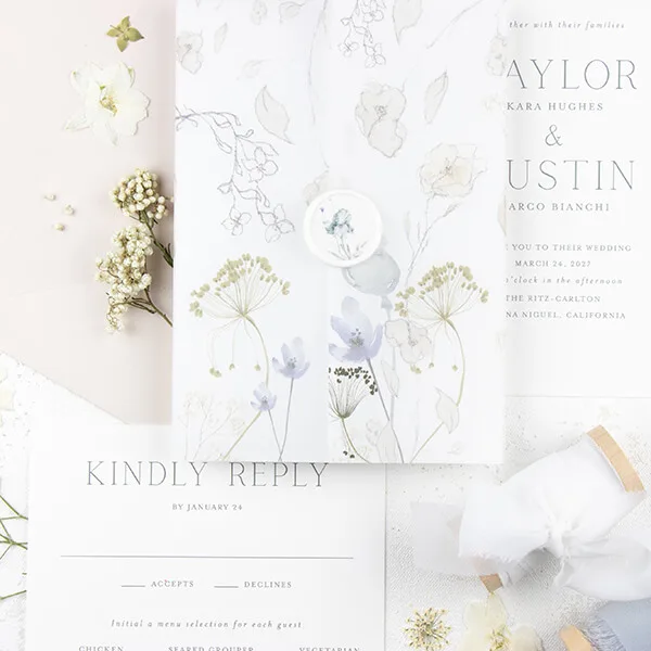 Wild Flower Vellum Wraps - Image 4