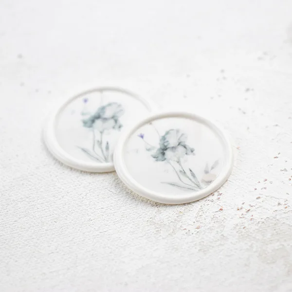 Blue Floral Wax Seals - Image 5