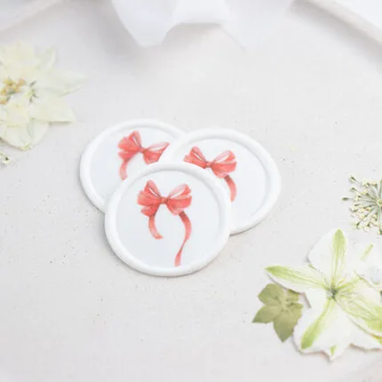 Red Bow Wax Seals