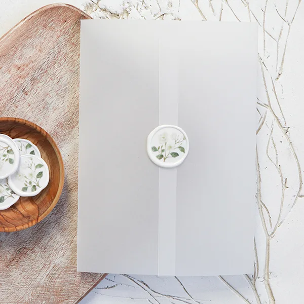 Watercolor Magnolia Wax Seals - Image 5