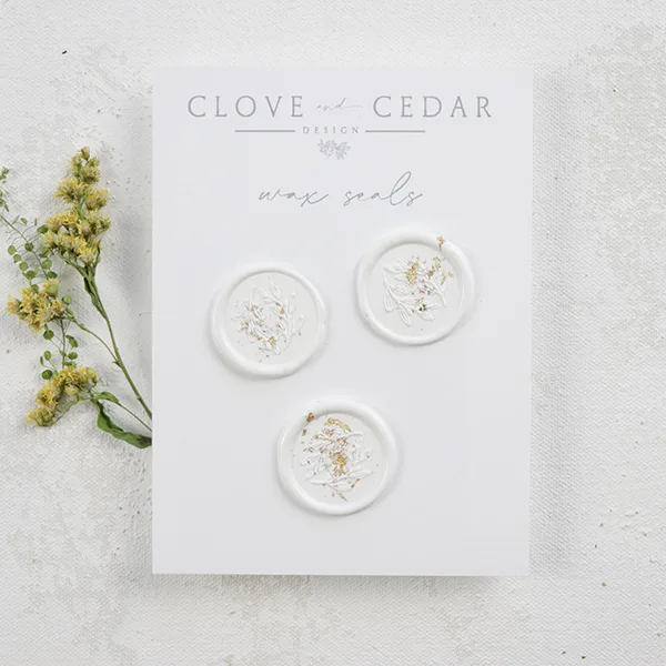 Gold Flake Eucalyptus Wax Seals - Image 4