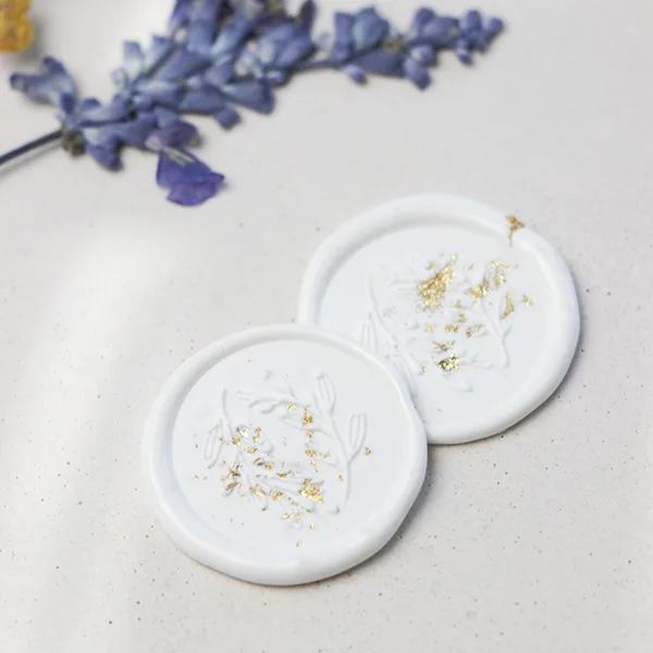 Gold Flake Eucalyptus Wax Seals - Image 8