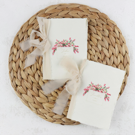 Pink Bougainvillea Vow Books