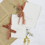 Chic Floral Monogram Vow Books - Image 2