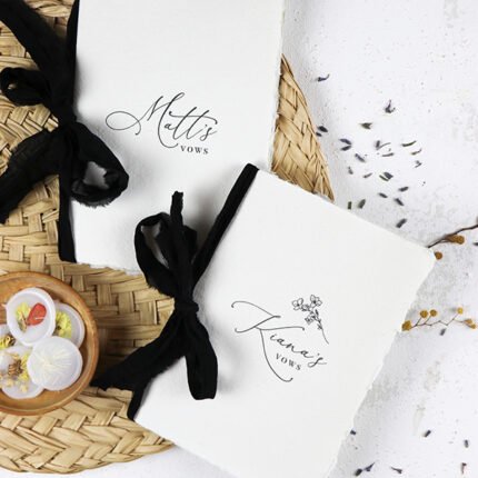 Custom Name Vow Books