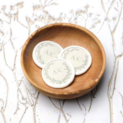Wreath Monogram Wax Seal